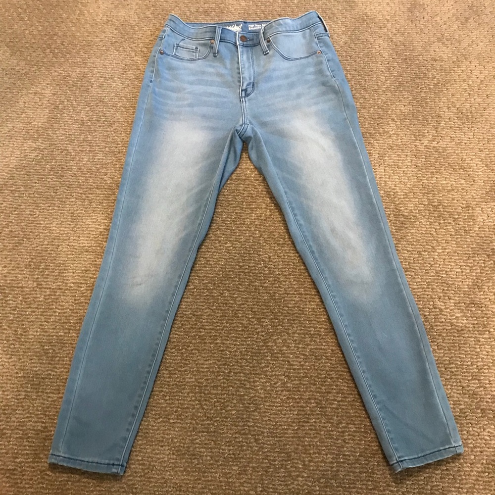 Mossimo High Rise Skinny Jeans - light wash